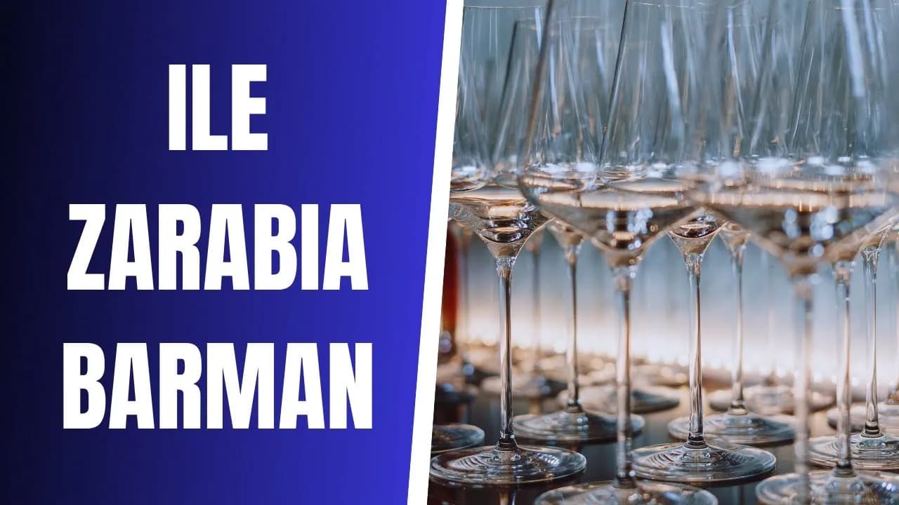 Barman w Sopocie: Jak podwoić pensję napiwkami? Kwoty.